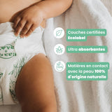 - Gesunde und ökologische Windeln Größe 6 (+16 kg), 1-Monatspackung (72 Höschen) — saugfähig, auslaufsicher und frei von unerwünschten Inhaltsstoffen (Verpackung kann variieren)