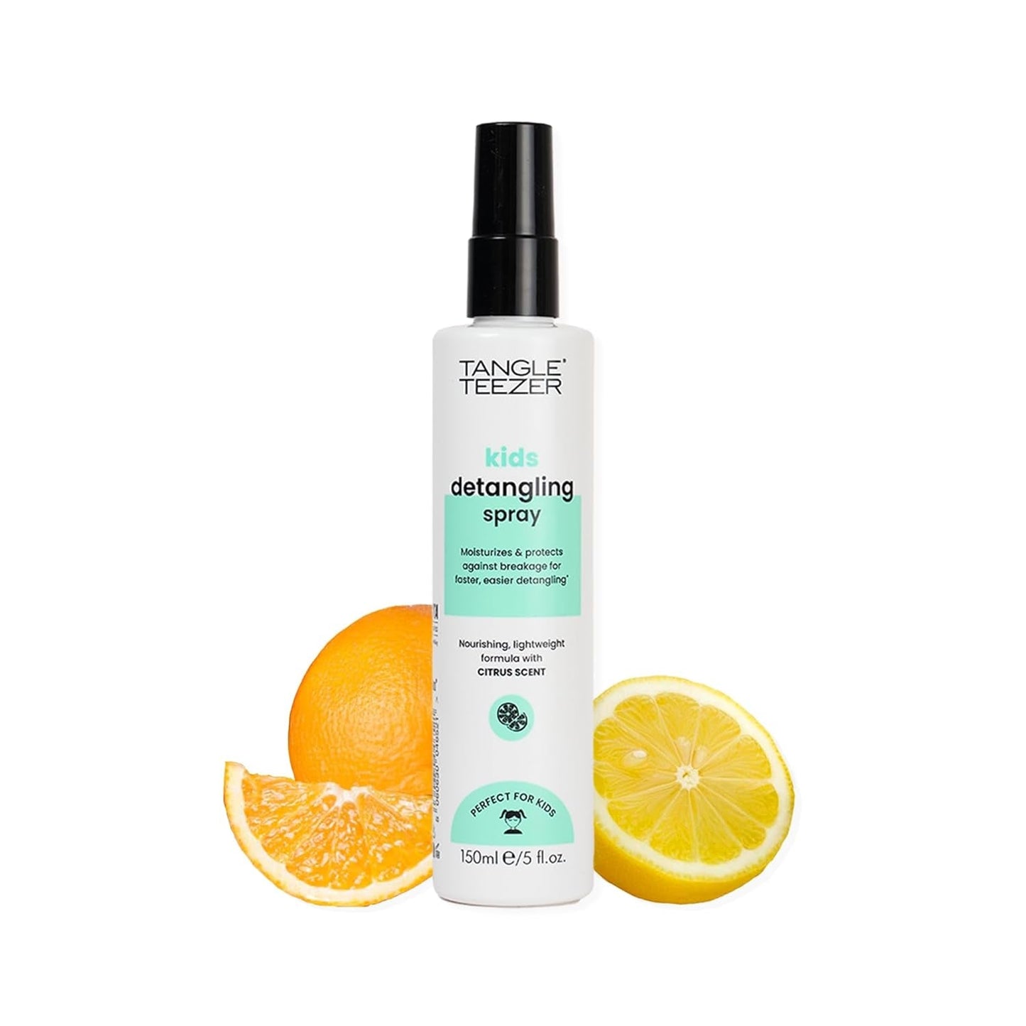 incurcare Teezer Detangling Spray pentru copii - Fără noduri, fără lacrimi - Parfum proaspăt de citrice - Vegan și fără cruzime - Detanglare delicată și rapidă Produse pentru descurcarea părului Naty Shop Copii