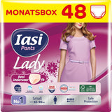 Pantaloni LADY, 48 de pantaloni de incontinență urinară de unică folosință, absorbție Plus, mărimea S pentru femei, 48 de bucăți