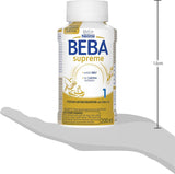 BEBA Nestlé BEBA SUPREME 1 Lapte pentru sugari: biberoane gata de băut, cu Omega 3, pachet de 4 (1 x 200 ml)