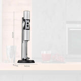 Ritter Stilo 7 plus Kabelloser Stabmixer, Pürierstab Mit Akku Aus Vollmetall, Made in Germany, Silber Bucatarie Naty Shop