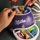 Milka Favourites – un mix de 5 sortimente populare de ciocolată, 108 bomboane de ciocolată ambalate individual – 1 kg