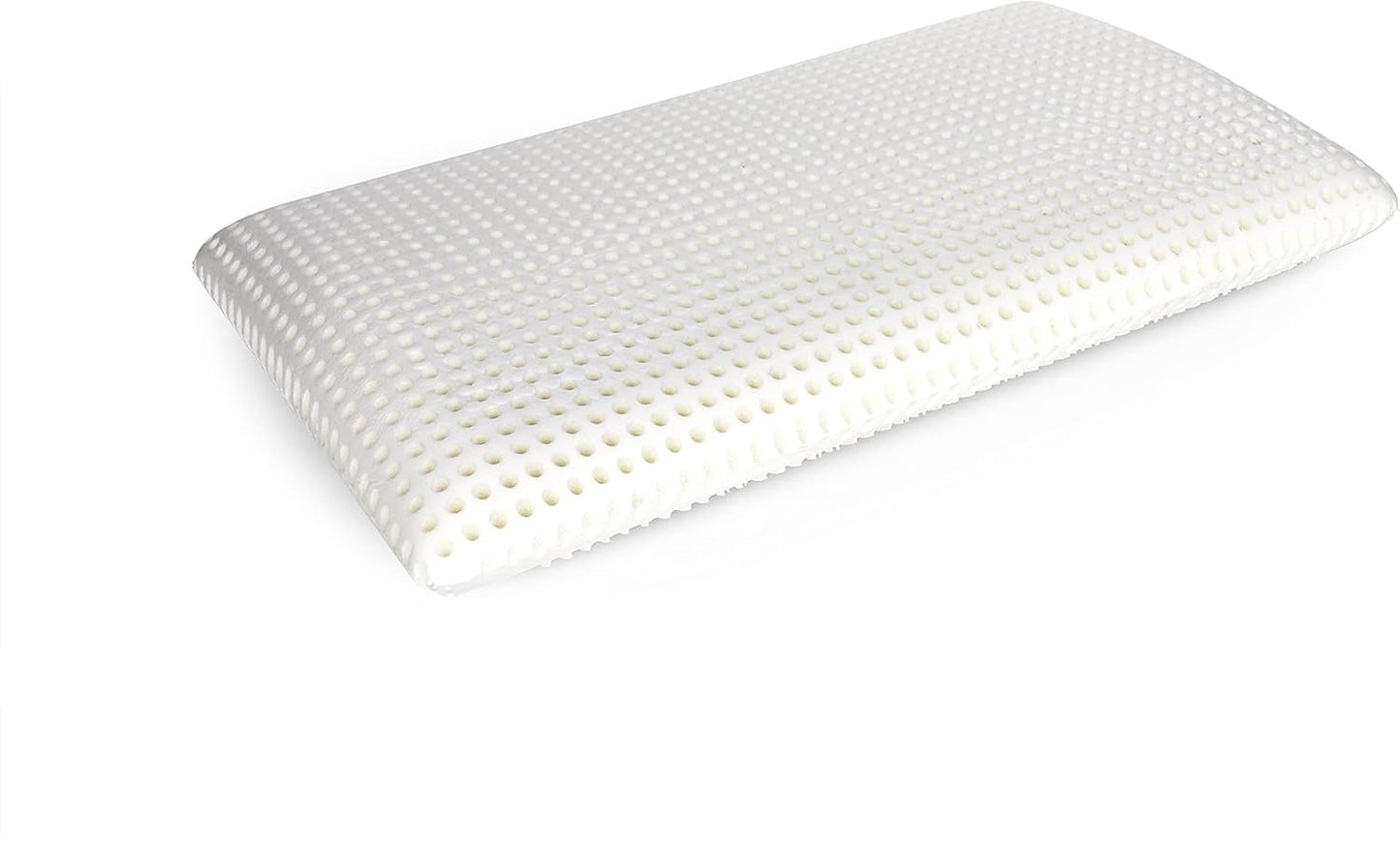 Talamo Italia Set de 2 perne pentru pat, 100% Made in Italy, pernă detașabilă "săpun" din spumă de memorie perforată, hipoalergenică și respirabilă, 70X40Xh16 Cm Perne standard Naty Shop Altezza 10 Fără capac Singolo