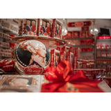 Reber, Duet Mozart-Kugeln, pachet de 2, bile Mozart din ciocolată neagră umplute cu fistic și marțipan, migdale și nuga cu alune, 40g (2 bile Mozart)