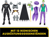 DC Batman Adventures Batman Vs the Joker Action Figure Set, 30 cm - 2 figuri complet mobile cu 12 elemente de echipament pentru jocuri de rol captivante, jucărie pentru copii cu vârsta de peste 4 ani Action figures Naty Shop