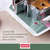 Zenker Ausstecher-Set Linzer Herz und Stern aus Edelstahl – Perfekt für Weihnachtskekse, 3-teilig, inkl. Geschenkverpackung, spülmaschinengeeignet und rostfrei – The Christmas Candy Shop