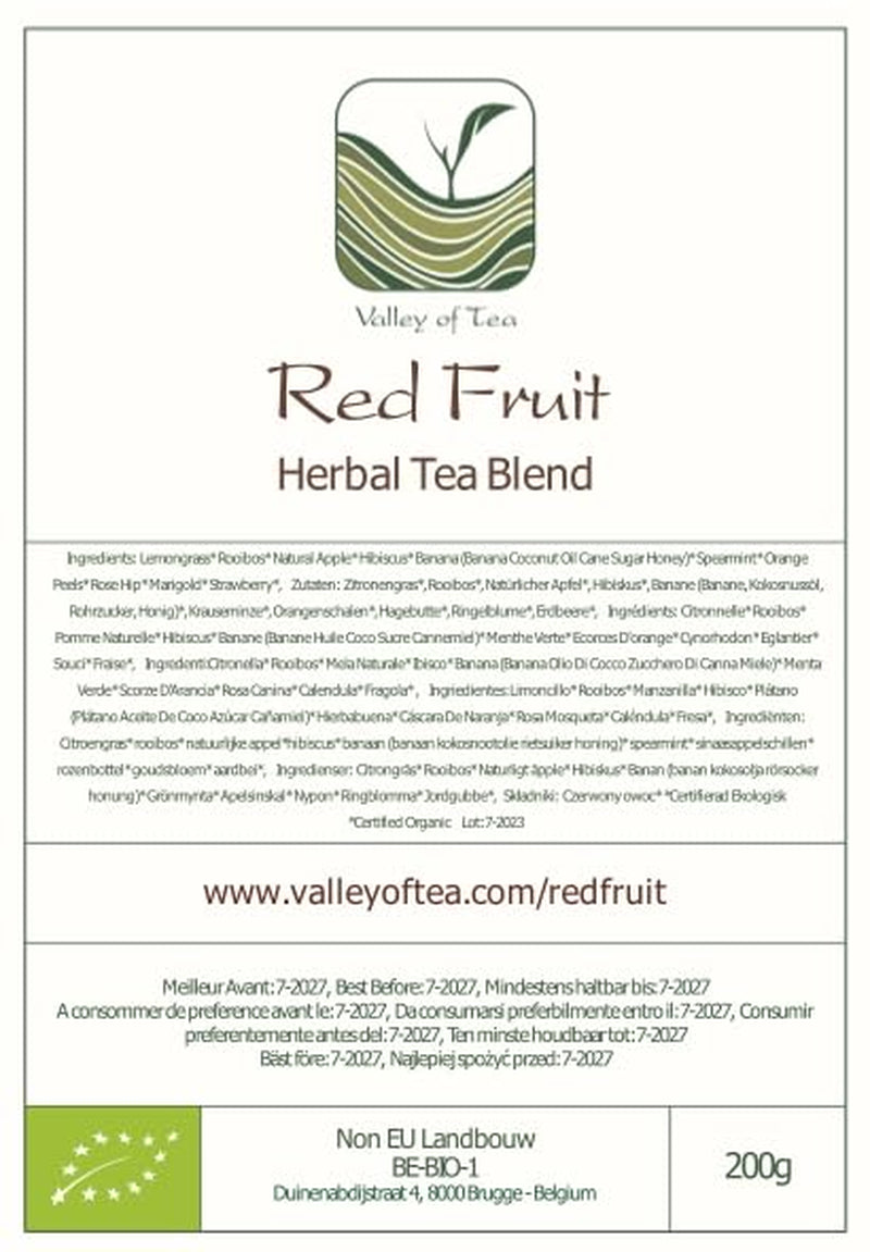 Amestec de ceaiuri din fructe și plante organice - Ceai din plante 100% natural, cu gustul intens al fructelor roșii - Ceai din fructe Ceai din fructe organice Ceai din fructe vrac Ceai din fructe vrac Ceai din fructe de iarnă