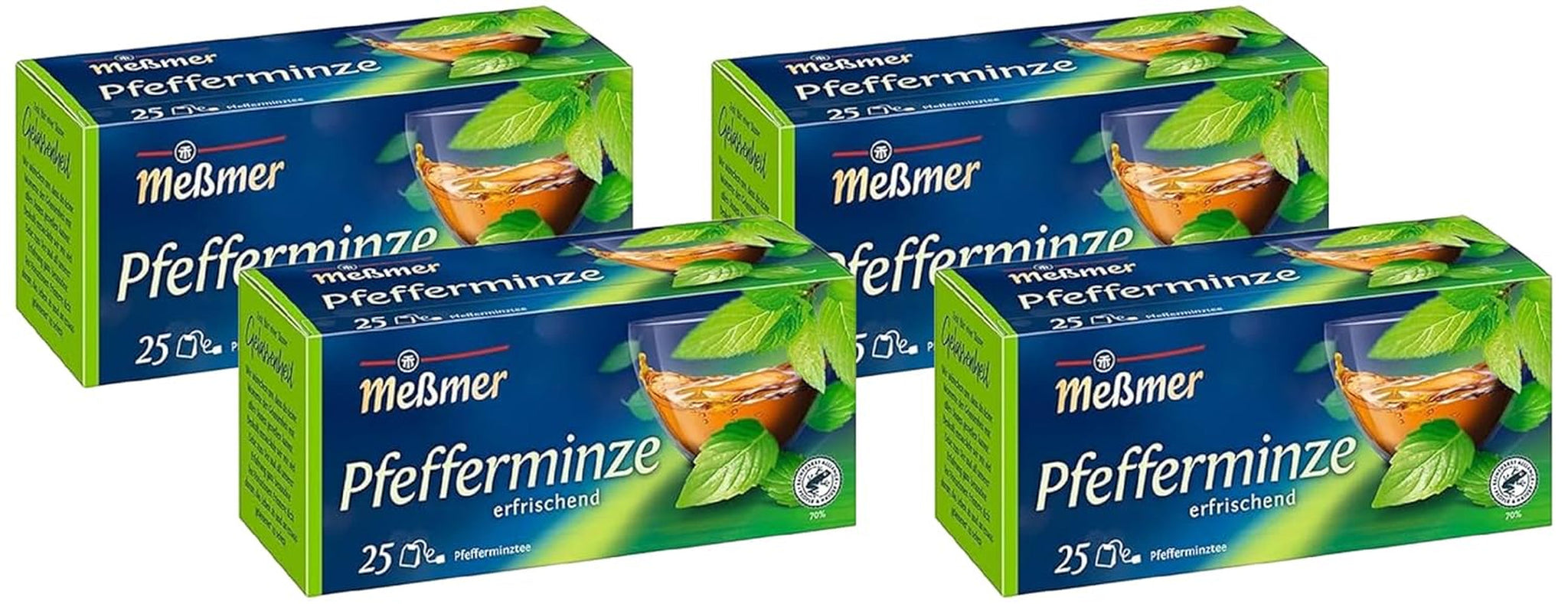 Meßmer Amestec de urzică | 25 | Pliculețe de ceai | Vegan | Fără gluten | Fără lactoză