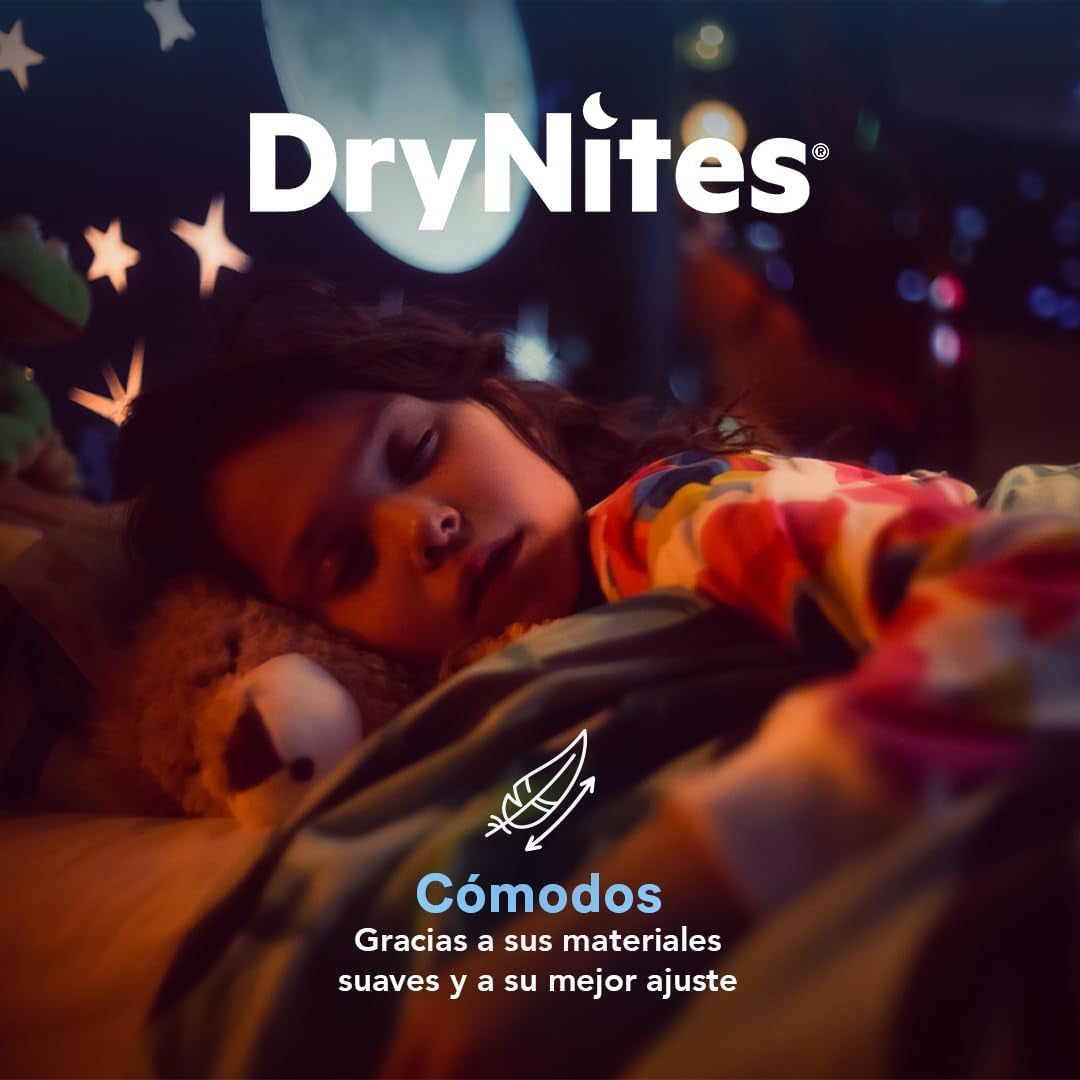 Chiloți de pijama DryNites pentru fete 3-5 ani, 1 pachet (1 x 16 bucăți)