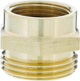 Niplu filetat din alamă Gardena: Conector din alamă pentru conectarea pe ambele părți, de exemplu la pompe, filet de țeavă 26,5 mm (G 3/4 inch) (7260-20)