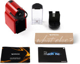 Espressor Krups Nespresso Inissia – espressor compact pentru capsule de cafea, presiune de 19 bari, încălzire rapidă în 25 de secunde, funcție de economisire a energiei, rezervor de apă de 0,7 l, roșu, model YY5506FD