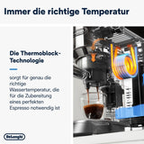 De'Longhi Dedica Style EC 685.B – Espressor cu portafiltru, espressor cu spumator de lapte profesional, doar 15 cm lățime, pentru cafea măcinată sau capsule ESE, rezervor de apă de 1 l, negru
