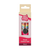 Colorant alimentar Funcakes, gel negru: Colorant alimentar foarte concentrat pentru aluat, cremă, fondant și marțipan. Dozare ușoară. Picătură individuală pentru a crea culori vibrante. Halal. 30 g.