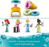 LEGO Disney Princess: Disney Princess Adventure Market, casă de jucărie cu 4 păpuși, inclusiv Cenușăreasa și Ariel, Playset cu harta comorii, cadou pentru fete și băieți de la 6 ani 43246 Seturi de constructie Besuche den LEGO-Store