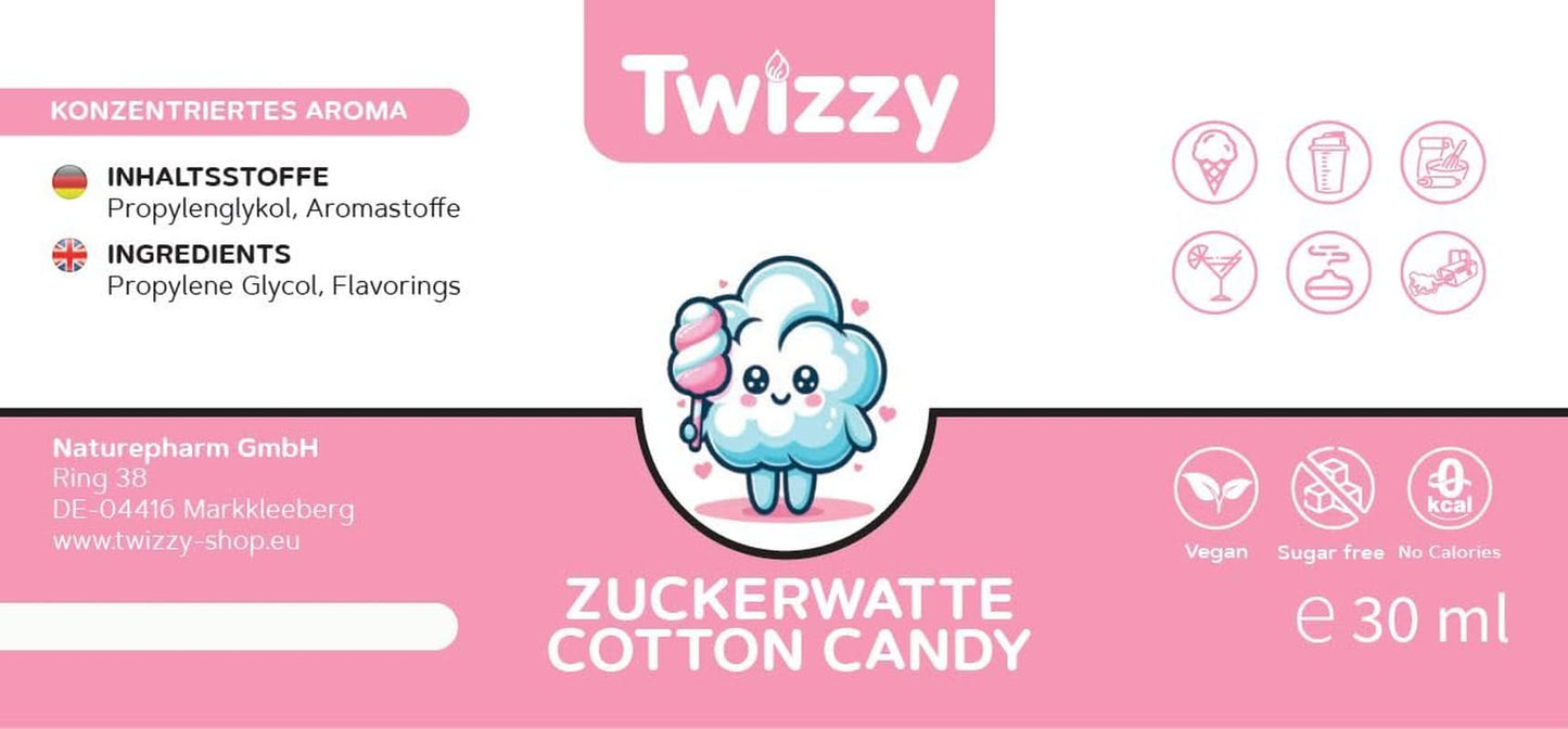 Twizzy Aroma Concentrata Vata de Zahar, 30 ml Arome Naty Shop
