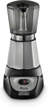De'Longhi Alicia Plus EMKM6.B Oală Moka (rotativă la 360°, 550 W) Argintiu-Negru