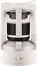 Espressor cu filtru Krups T8, 850 wați, oprire automată, 8-12 cești, capacitate 1 l, filtru permanent, întrerupător iluminat pornit/oprit, ușor de utilizat, negru, KM4689