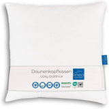 LINEA by Böhmerwald - Cosy - Pernă de înaltă calitate Balance, 80X80, 70% pene clasa 1, 30% puf nou, potrivit pentru alergici, lavabil până la 60°C, produs în Germania Perne standard Naty Shop Titlu implicit