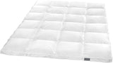 Traumnacht Basic Plapumă ușoară din puf cu puf alb nou (60%) și pene (40%), DIN EN 12934, 135 X 200 Cm, Down Pass și certificat Oeko-Tex, produs în conformitate cu standardul de calitate german Plapumi si pilote Naty Shop 60 la sută puf / 40 la sută pene Pătură de iarnă foarte caldă 155 X 220