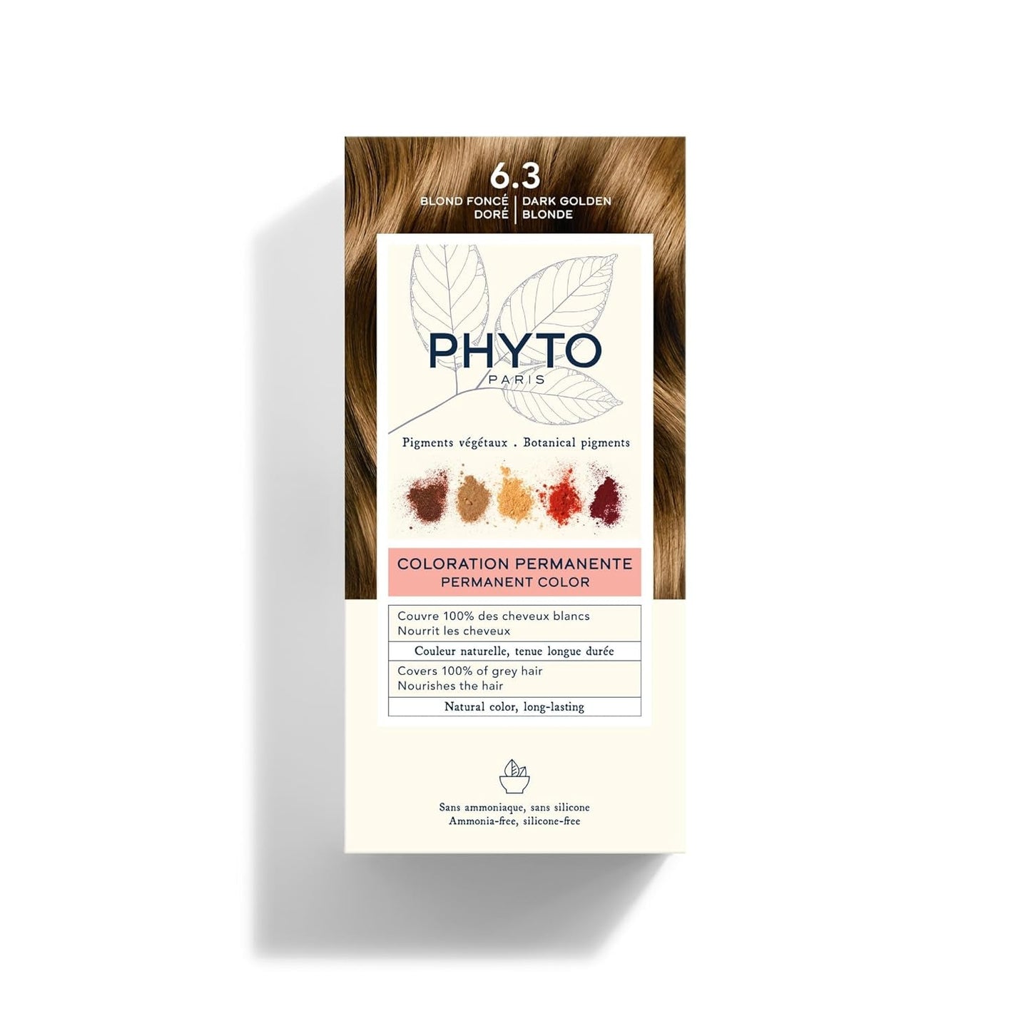 Culoare permanentă pentru păr, 5.3 Light Golden Brown Vopsea pentru par Naty Shop 6.3 Blond Foncé Doré