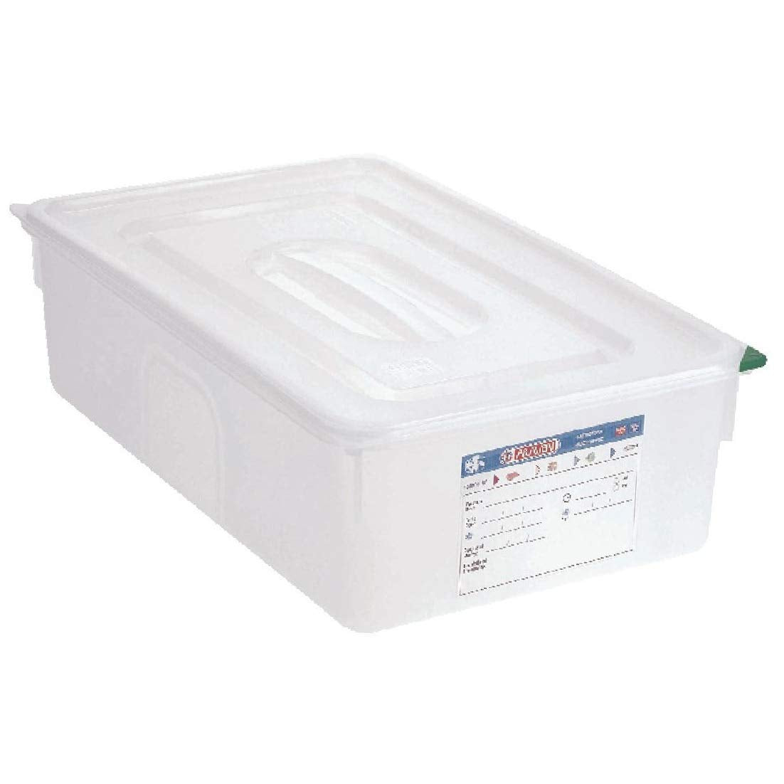 Cutie pentru alimente 21 litri (1/1 GN) 150 (H) x 530 (L) x 345 (P) mm; cantitate pachet: 4 bucăți Cutii depozitare alimente Naty Shop Titlu implicit