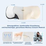 IDEA Pernă pentru dureri de gât, pernă ortopedică fabricată din pernă din spumă de memorie, pernă ergonomică pentru gât pernă pentru sprijin optim, pernă anti-sforăit pentru dormitul lateral, dorsal și abdominal Perne ortopedice cervicale Naty Shop