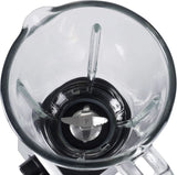 CR 4077 Standmixer Mit 1,5L Glasbehälter, Smoothie Maker, Hochleistungsmixer, Mahlung, Eis-Zerkleinerung, Pulsfunktion, Edelstahlklingen, 2 Geschwindigkeiten, 1000W, Schwarz/Silber Bucatarie Naty Shop