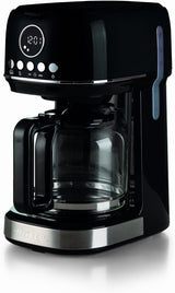 Ariete, Espressor cu filtru Moderna 1396 pentru prepararea cafelei americane, pentru până la 15 cești, carafă din sticlă, placă de încălzire, afișaj LCD, filtre detașabile și lavabile, alb