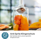 Philips 5000-Serie Stabmixer - 1200W Leistung. Promix-Technologie. Led-Geschwindigkeitsanzeiger. Stufenlose Geschwindigkeitseinstellung. Kompaktes Design. Leicht Zu Reinigen. Schwarz (HR2681/00) Bucatarie Naty Shop
