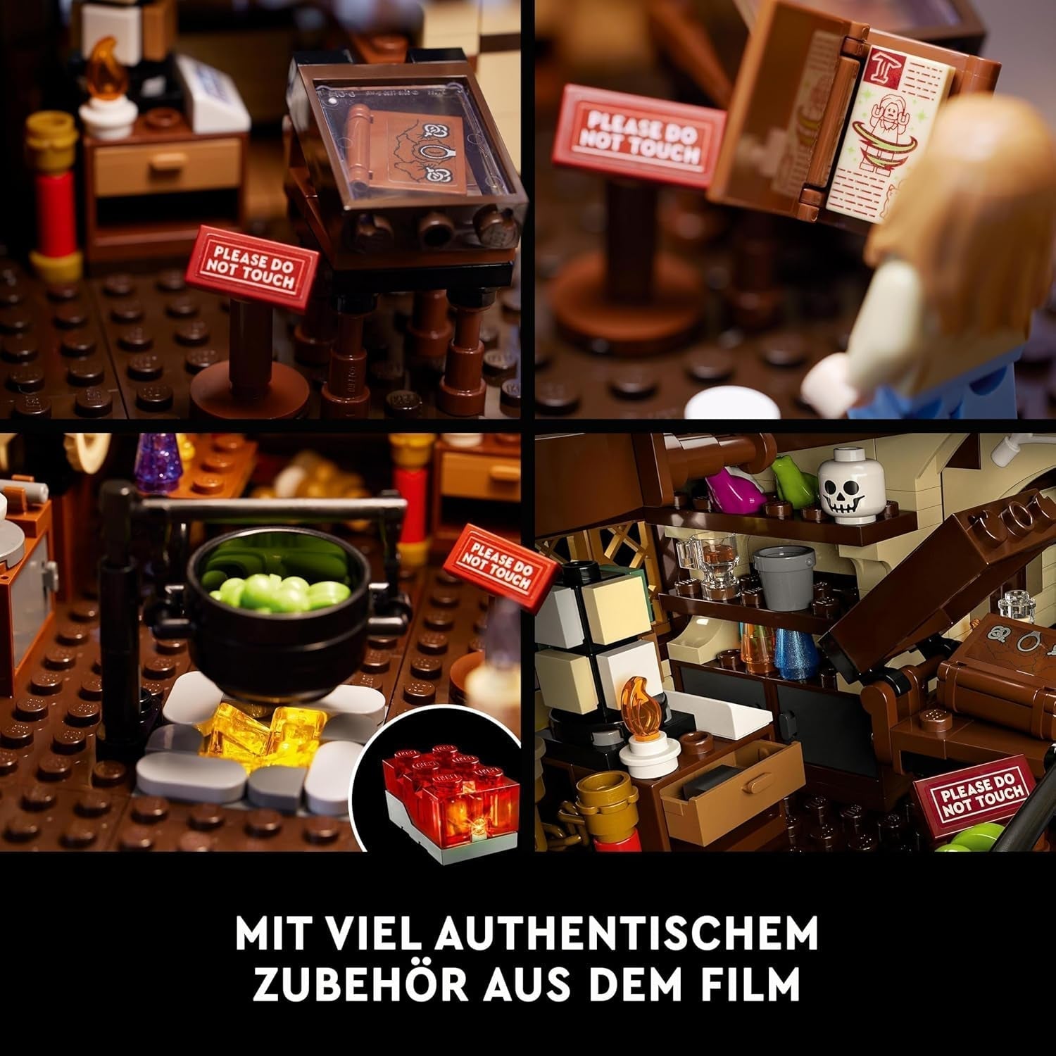 LEGO Ideas Hocus Pocus: Setul casei vrăjitoarelor surorilor Sanderson, kit de colecție pentru adulți cu casă, 6 minifigurine și accesorii, femei și bărbați 21341 Seturi de constructie Besuche den LEGO-Store