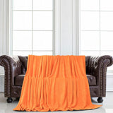 Sourcing Map Cosy pătură cuvertură cuvertură de pat Soft & cald fleece pătură ca canapea pătură Canapea pătură Living și cuddly pătură Pătură de lână din pluș moale catifelat Orange 150X200Cm Paturi si Cuverturi Besuche den uxcell-Store