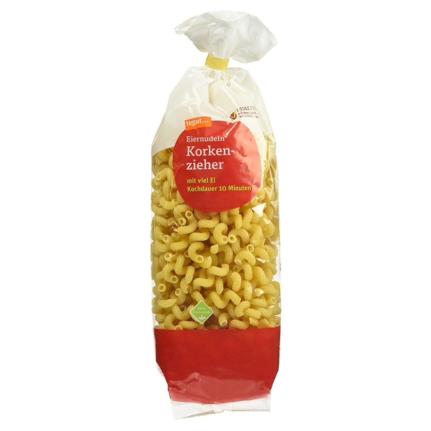 tegut... Tăiței cu ou, tirbușon, pachet de 5 (5 x 500 g)