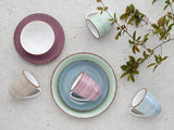CreaTable, 22582, seria SAMBA, set de veselă cu 16 piese pentru 4 persoane, serviciu combinat din porțelan, potrivit pentru mașina de spălat vase și cuptorul cu microunde, producție de calitate