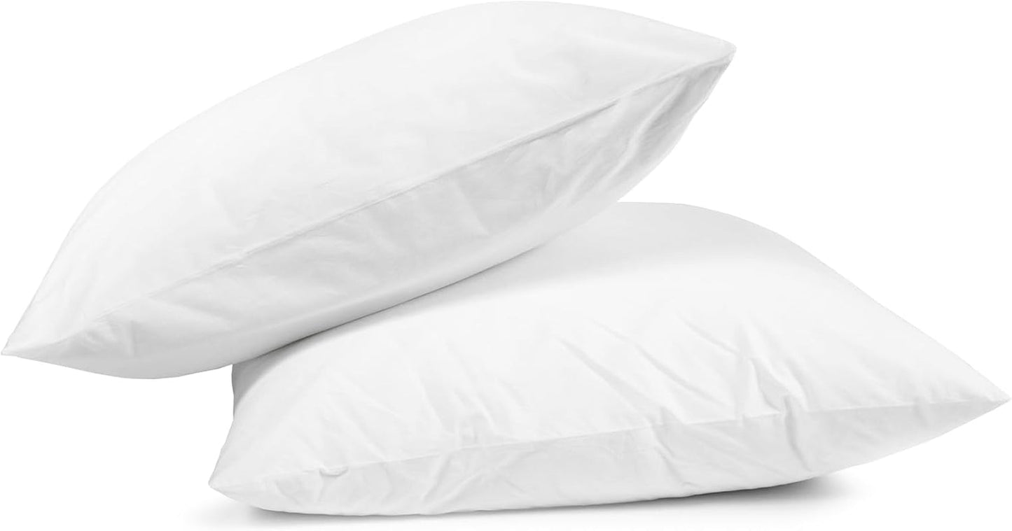 HOMLA Toby pernă de umplere set de 2, 45X45Cm, alb, poliester premium, dimensional stabil și ușor de întreținut Perne standard Naty Shop