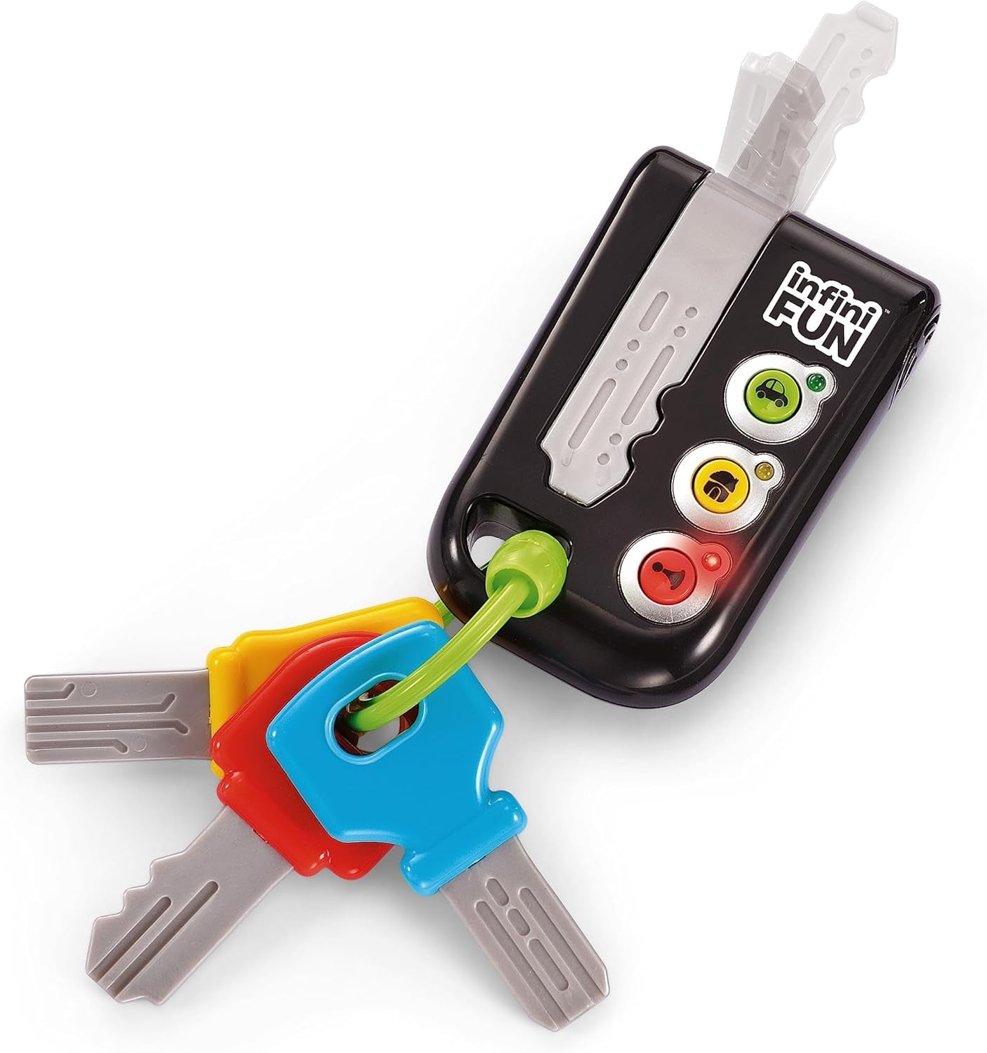 My Duo High-Tech Phone + Key - Un telefon și o cheie foarte realiste. - Jucărie pentru proiecte de învățare multiple de la 12 luni Jucarii Bebe Naty Shop