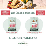 Paste Penne Rigate Organice N.91 - 500g cu făină de spelta, făină de linte și făină de quinoa – Bogate în proteine, sursă de fibre și proteine