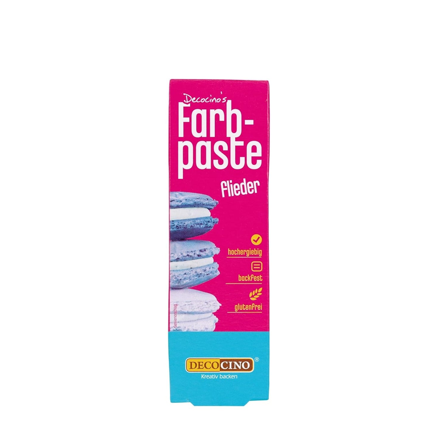 Pastă de colorant roz DECOCINO – 20 g – Colorant alimentar, ideal pentru colorarea prăjiturilor, fondantului și cremelor – Fără acizi grași azoici și gluten