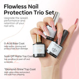 Modelones Set de 35 de bucăți pentru unghii cu gel, Set de ojă UV cu lampă 48W, Set de ojă gel maro nud alb roz, Set de ojă gel UV cu bază top coat Set studio unghii