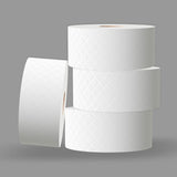 Hârtie igienică Renova Jumbo BLK, 12 role la 170 M, hârtie albă, 2 straturi