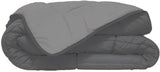 Poyet Motte Calgary Duvet Cover Poliester Steel/Silver, Poliester, Acier/Argent, 220X160X1 Cm Plapumi si pilote Naty Shop 240X220X1 Cm