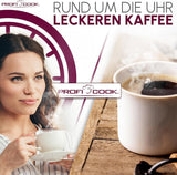 Cafetieră Profi Cook | 8-10 cești | Temporizator | Comenzi tactile cu senzor | Carafă termos cu pereți dubli de 1,2 litri | Sigiliu pentru aromă | Cafetieră cu filtru din oțel inoxidabil | PC-KA 1191