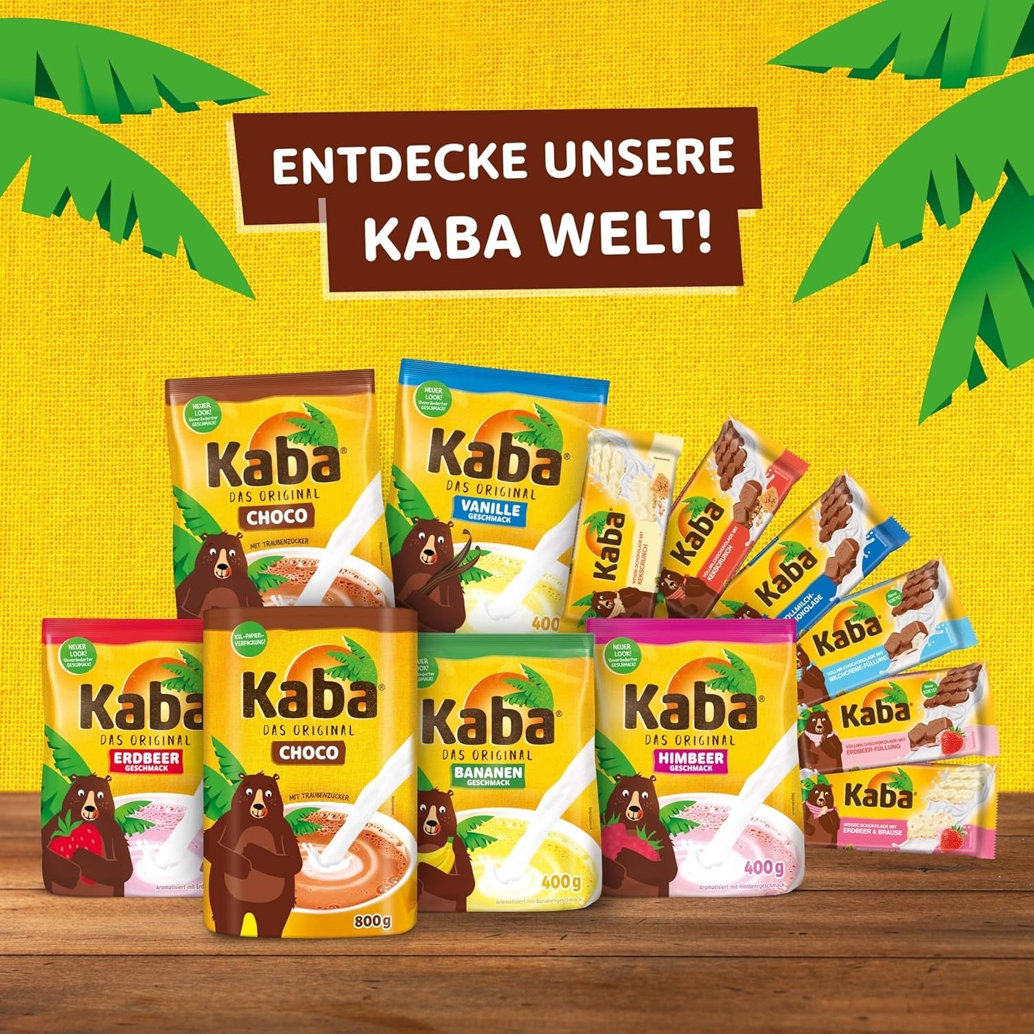 Kaba Ciocolată Albă cu Aromă de Căpșuni și Bomboane Efervescente, Baton de Ciocolată, Baton 85g, Ciocolată albă cu aromă fructată de căpșuni și bomboane efervescente cu aromă originală Kaba (Pachet de 3)