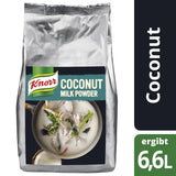 Knorr Kokosmilch Pulver (Milk Powder aus 20 frischen Kokosnüssen, ergibt 6,6 Liter Kokosmilch) 1er Pack (1 x 1 kg)
