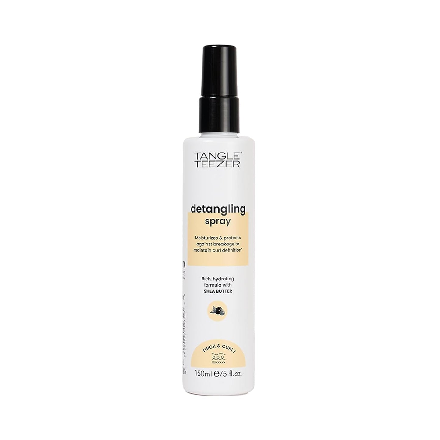 incurcare Teezer Detangling Spray pentru copii - Fără noduri, fără lacrimi - Parfum proaspăt de citrice - Vegan și fără cruzime - Detanglare delicată și rapidă Produse pentru descurcarea părului Naty Shop Creț gros