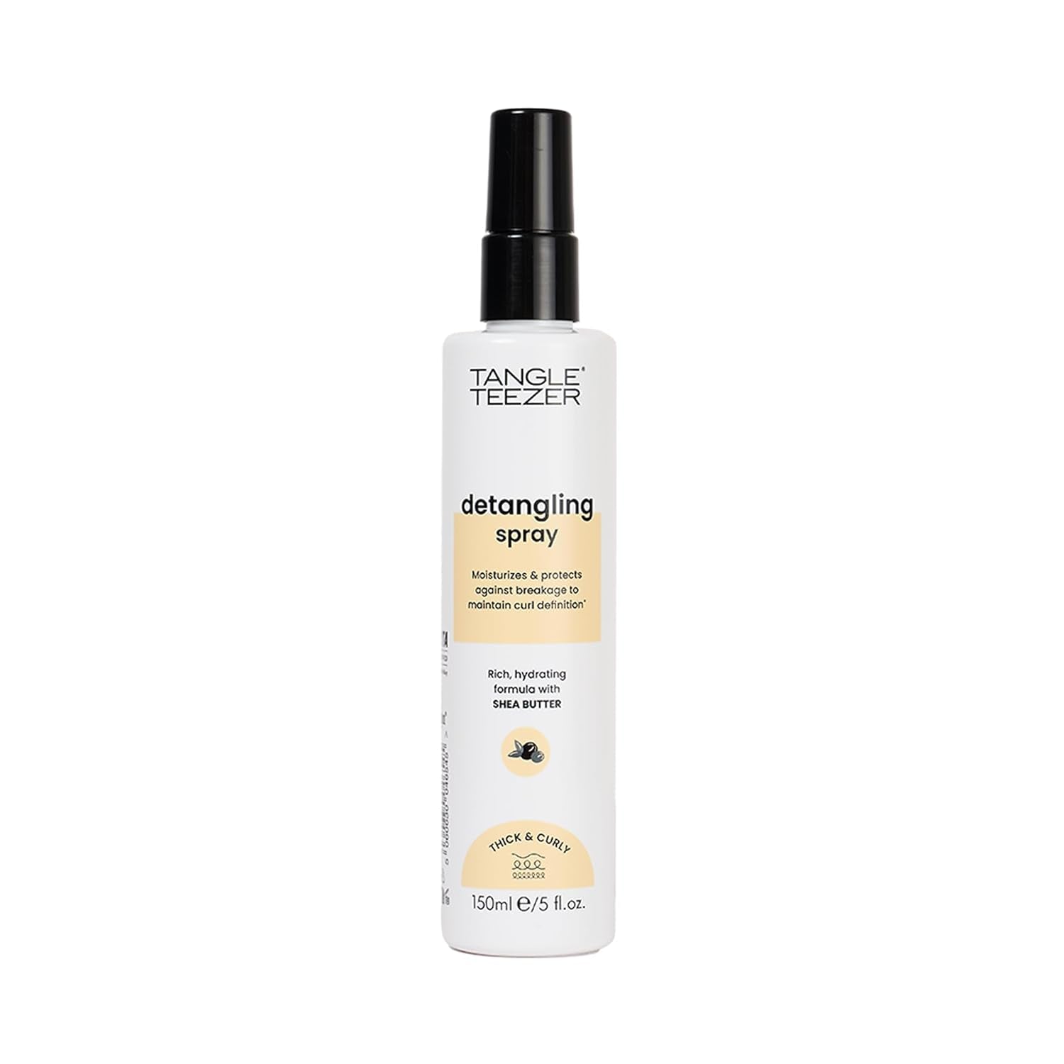 incurcare Teezer Detangling Spray pentru copii - Fără noduri, fără lacrimi - Parfum proaspăt de citrice - Vegan și fără cruzime - Detanglare delicată și rapidă Produse pentru descurcarea părului Naty Shop Creț gros