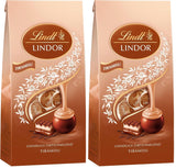 Lindt Chocolate | Pungă LINDOR Tiramisu | 137g | 11 Bile de Ciocolată cu Lapte cu Umplutură de Tiramisu care se Topește în Gură | Cadou de Ciocolată