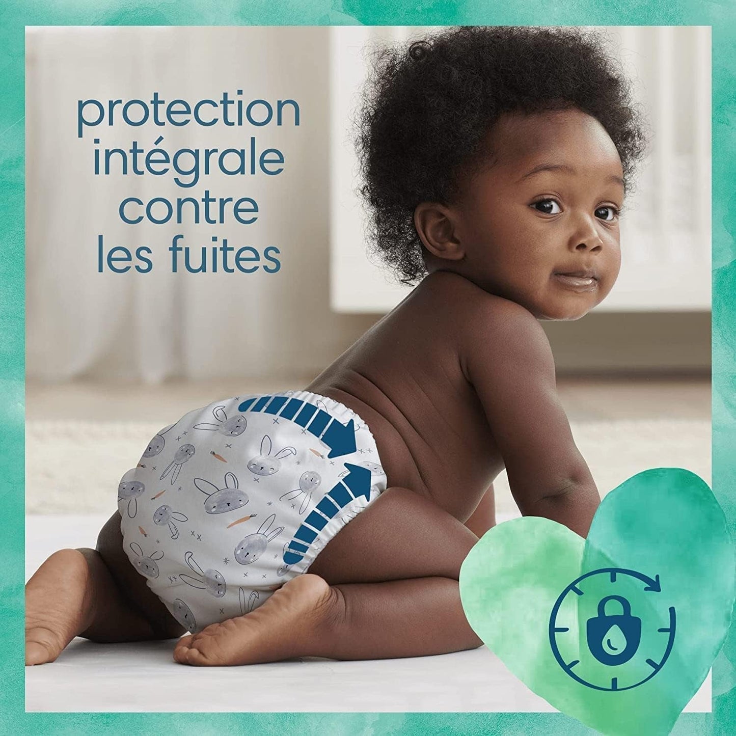 Harmony Hybrid, 200 de miezuri protectoare de unică folosință, absorbție suplimentară, pentru scutece hibride lavabile, protejează pielea sensibilă a bebelușului