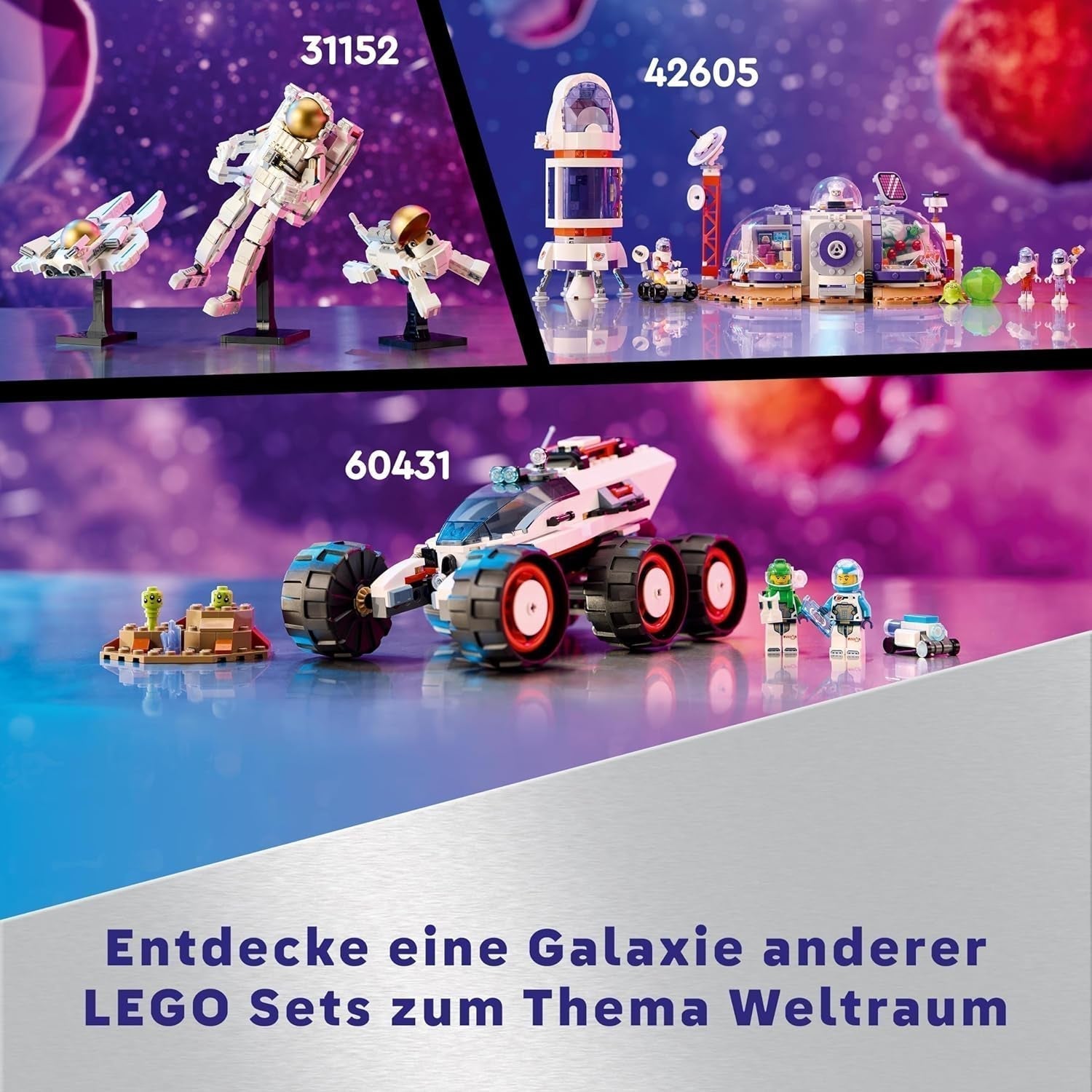 LEGO Technic Vtol transportor spațial LT81, set de construcție spațială, jucărie spațială, navă spațială, set de joacă cu mini-rover, cadou pentru băieți și fete cu vârsta peste 10 ani 42181 Seturi de constructie Besuche den LEGO-Store