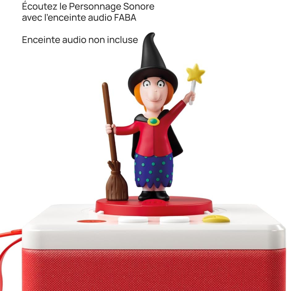 Figura cu sunet Vrăjitoarea din aer - basme și povești sonore - jucărie, conținut educațional, versiune franceză, copii 2-4 ani Jucarii Bebe Naty Shop