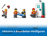 Macara mobilă de construcții LEGO City, jucărie de construcții pentru băieți și fete, cadou pentru copii creativi, braț lung extensibil, 4 minifigurine de muncitori în construcții pentru jocuri de rol 60409 Seturi de constructie Besuche den LEGO-Store